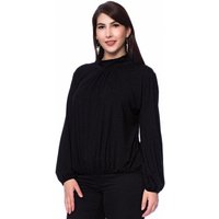 Ingoria LESLY Blusenshirt mit locker fallenden Stehkragen (Uni)