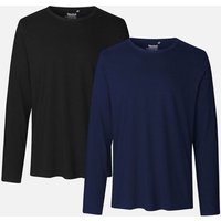 Neutral® Neutral Doppelpack Long Sleeve Shirt Herren - Bio-Baumwolle