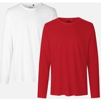 Neutral® Neutral Doppelpack Long Sleeve Shirt Herren - Bio-Baumwolle