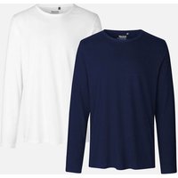 Neutral® Neutral Doppelpack Long Sleeve Shirt Herren - Bio-Baumwolle