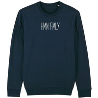 Human Family Bio Unisex Rundhals-Sweatshirt - "HMN FMLY" mit 85 % Bio-Baumwolle
