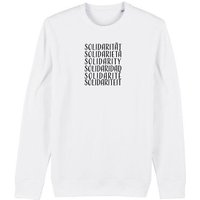 Human Family Bio Unisex Rundhals-Sweatshirt - "Switch - Solidarity" aus Bio-Baumwolle
