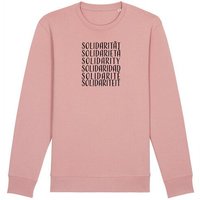 Human Family Bio Unisex Rundhals-Sweatshirt - "Switch - Solidarity" aus Bio-Baumwolle