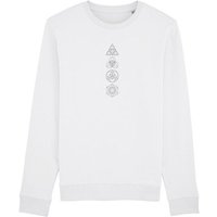 Human Family Bio Unisex Rundhals-Sweatshirt - "Araise - Geometric Line" mit 85 % Bio-Baumwolle