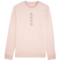 Human Family Bio Unisex Rundhals-Sweatshirt - "Araise - Geometric Line" mit 85 % Bio-Baumwolle