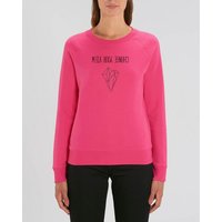 Human Family Bio Damen Rundhals Sweatshirt "Feel - Change your view" - in 7 Farben mit 85 % Bio-Baumwolle