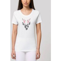 Human Family Bio Damen Rundhals-T-Shirt "Fawn" aus Bio-Baumwolle