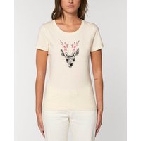 Human Family Bio Damen Rundhals-T-Shirt "Fawn" aus Bio-Baumwolle