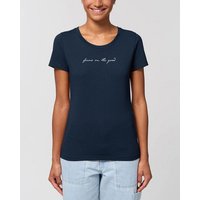Human Family Bio Damen Rundhals-T-Shirt "Focus on the good" aus Bio-Baumwolle