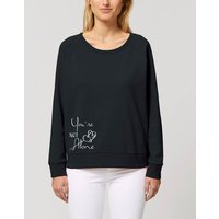 Human Family Weites Bio Damen Rundhals Sweatshirt "Dazzy - Not Alone" - in 4 Farben mit 85 % Bio-Baumwolle