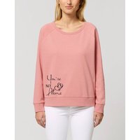 Human Family Weites Bio Damen Rundhals Sweatshirt "Dazzy - Not Alone" - in 4 Farben mit 85 % Bio-Baumwolle