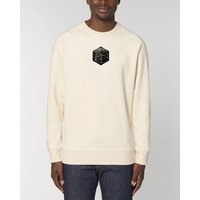 Human Family Bio Herren Rundhals-Sweatshirt "Practice - Hexagon" in 2 Farben aus Bio-Baumwolle