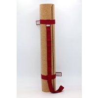 BAGHI Yogamatte Kork 183x65cm mit Tragegurt aus Baumwolle