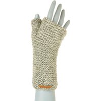 short'n'pietz Schurwollhandstulpen links gestrickt