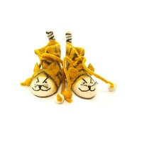 short'n'pietz Filz Tigerschuhe für Babies und Kleinkinder