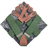 klYmp Hosenträger "professional" in Leinen Diamand