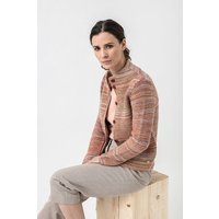 Grenz/gang Damen Strickjacke ELLY aus Schurwolle (kbT) - mouliné