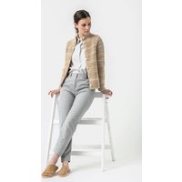 Grenz/gang Damen Strickjacke ELLY aus Schurwolle (kbT) - mouliné