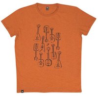 päfjes Gitarren - Fair gehandeltes Männer T-Shirt - Slub Orange