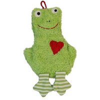 Pat und Patty Bio Lavendelkissen „Frosch“, grün – Lavendel- und Dinkelfüllung, GOTS