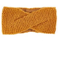 short'n'pietz Schurwollstirnband crisscross links gestrickt
