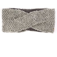 short'n'pietz Schurwollstirnband crisscross mit Knotenmuster, handgestrickt