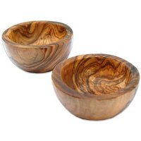 Olivenholz erleben 6er Set Eierbecher PICCOLO aus Olivenholz