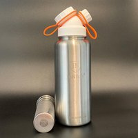 JN JuNiki's Cold Brew | JuNiki´s® eco line isolierte Edelstahl Trinkflasche 1 Liter + Edelstahl-Filter