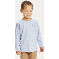 KnowledgeCotton Apparel Kinder Langarm-Shirt Flax Owl reine Bio-Baumwolle