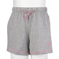 Haasis Bodywear Mädchen Short kurz mit Seitentaschen und Motivdruck, Single Jersey mit Elasthan, reine Bio Baumwolle, GOTS zertifiziert, Made in Europe