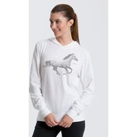 Peaces.bio - handbedruckte Biomode Bio-Jersey-Kapuzensweater Horsepower