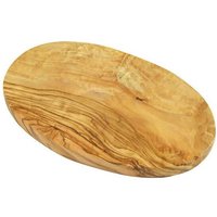 Olivenholz erleben Frühstücksbrett OVAL aus Olivenholz
