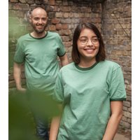 päfjes Basic Ringer Unisex T-Shirt - Fair gehandelt aus Baumwolle Slub - Bio