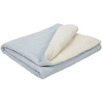 Efie Babydecke weiß/blau (KbA)