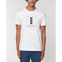 Human Family Bio Herren City T-Shirt "Amsterdam - Coordinates" aus Bio-Baumwolle