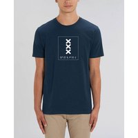 Human Family Bio Herren City T-Shirt "Amsterdam - Coordinates" aus Bio-Baumwolle