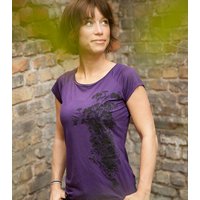 päfjes Pflanzen Kolibri - Fair gehandeltes Frauen T-Shirt mit TENCEL Lyocell