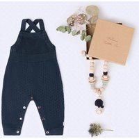 NoniKids Berlin NoniKids Geschenkebox *Romper Wagenkette navy* I GOTS & Bio