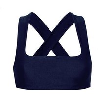 RENDL Top No.1 - Bikini Top mit breiten, überkreuzten Trägern