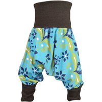 liebewicht Yogahose Pumphose Bio Jersey "Blütenregen" mit Bündchen nach Wahl