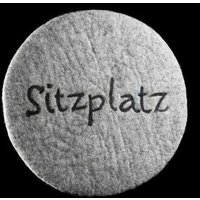 Frida Feeling Filzkissen rund Ø 35 cm "Sitzplatz"