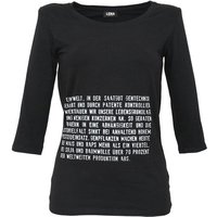 Lena Schokolade Sleeve Shirt "Aufklärer" schwarz