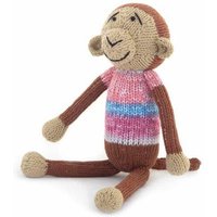 Affe Kuscheltier - Shamwari Jumbo 40 cm - Handgestrickte Stofftiere by Gogo Olive Affe Kuscheltier - Shamwari Jumbo 40 cm - Handgestrickte Stofftiere by Gogo Olive