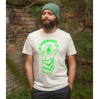 päfjes Bärta Brüllbärin - Fair Wear Männer Bio T-Shirt - Natur