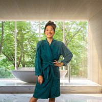 Kayori Sento - Bademantel - 35% Tencel / 65% Bio-Baumwolle