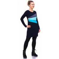 Milchshake KYRA langarm Umstands- und Stillkleid in Colour-Blocking