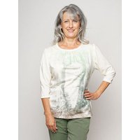 Peaces.bio - handbedruckte Biomode Edles Tencelshirt mit Kunstdruck Eichentraum