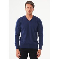 ORGANICATION Pullover aus Bio-Baumwolle mit V-Ausschnitt