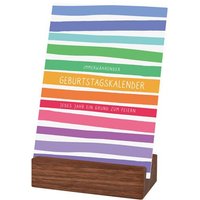 klotzaufklotz Geburtstagskalender mit Karten "Muster"