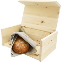 4betterdays Brotkasten aus Zirbel roh in 3 Größen - Handgemacht in Österreich